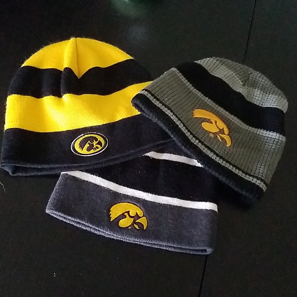 3 winter hats